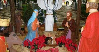 Puppy Sleeps In Nativity Scene Becoming A Christmas Miracle