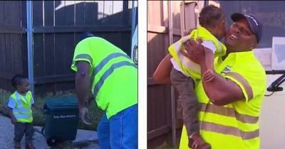 This Two-Year-Old Boy Is Best Friends With His Garbage Man