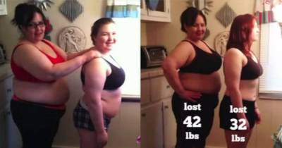 Plus-Sized Mother And Daughter Change Their Habits. 100 Days Later, They Look So Different