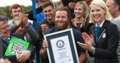 Thrill Seeker Claims Guinness World Record Dunking Biscuit In Tea From 230ft Bungee Jump