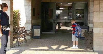 Mom Cries When She Understands The Reason Her Little Boy Won't Enter His School