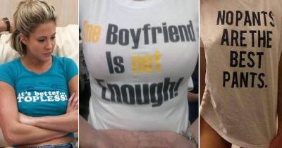 Crazy Shirt Designs You Wouldn't Be Caught Dead In