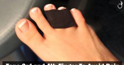 Putting Tape On Two of Your Toes Completely Solves This Very Common Problem