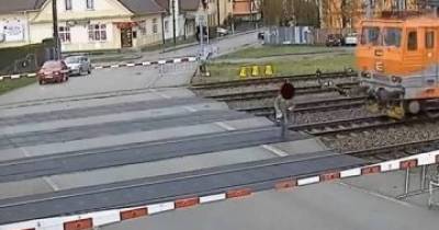 Why This Guy Felt The Need To Run In Front Of A Train Is Really Anyone's Guess