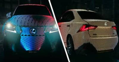 This Lexus Wrapped In 42,000 LEDs Is Definitely Not Street Legal