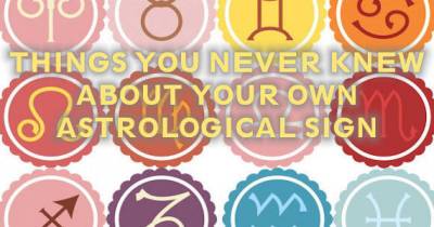 Interesting Facts You Never Knew About Your Astrological Sign