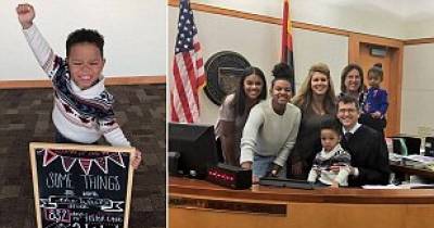 Reaction Of 3 Years Old Getting Adopted After 832 Days In Foster Care, Goes Viral On Internet