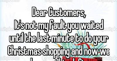 People Who Always Put Off Christmas Shopping Til The Last Minutes Confess What It's Like