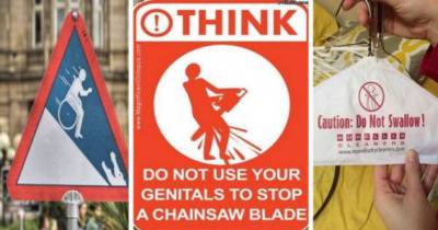 Warning Signs Designed Specifically For Stupid People