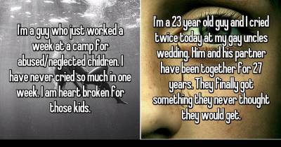 Things That Make Guys Cry