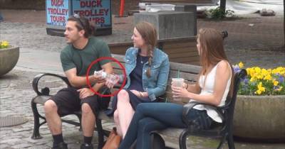 Prankster Handed Out Things To Strangers Without Them Noticing...And You Should Try It!