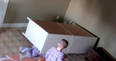 Hero 2-Year-Old Saves Twin From Being Crushed By Falling Dresser In Viral Video