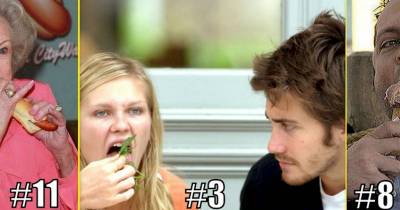 15 Super Awkward Pics Of Celebs Eating