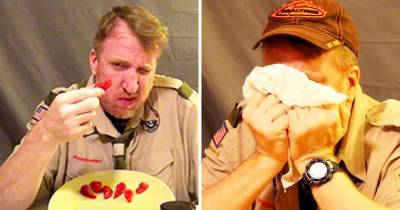 Guy Instantly Regrets Eating 23 Ghost Peppers For Charity
