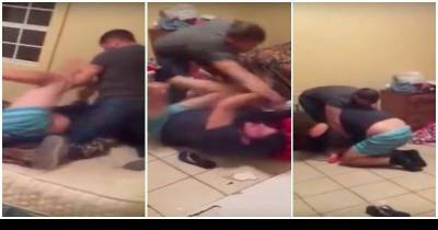 Man Furiously Beats Guy Caught In Bed With His Cheating Wife In Savage Video