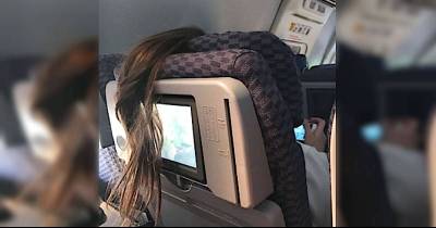Rude Woman Blocks Plane Passenger&rsquo;s TV With Long Ponytail, Then He Publicly Shames Her