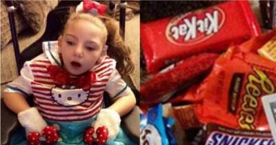 Father Makes Unexpected Find In Disabled Daughter&rsquo;s Trick Or Treat Bag