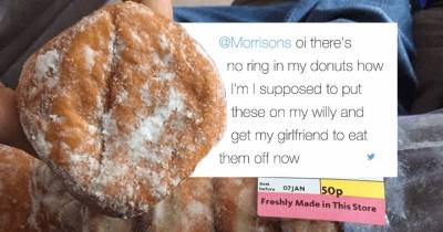 Guy Complains He Can't Use Their Donuts In The Bedroom And Morrisons Responds With Hilarious Advice
