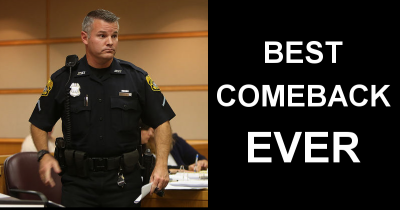 When A Lawyer Tried To Trip Him Up In Court, This Cop Had The Best Comeback ... Ever