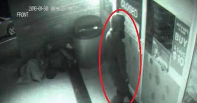 Oh My God! Man Caught In CCTV Going Through Wall. See It For Yourself