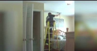 She Hides Cameras In Her Bedroom And Catches A Repairman Doing This. His Response? Unbelievable