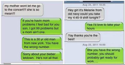 18 Priceless Responses To A Wrong Number Text
