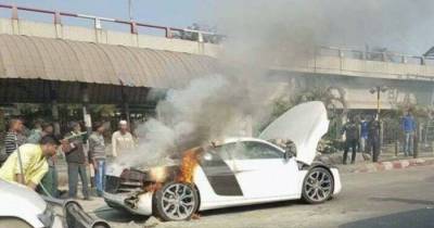 Heartbreaking Images: Bangladesh&rsquo;s Only Audi R8 V10 Burns To A Crisp