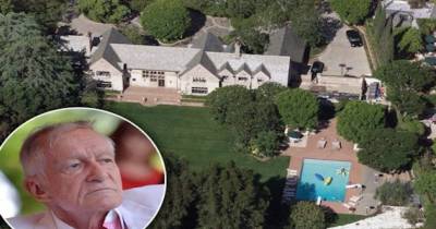 Hugh Hefner Trapped In Playboy House Of Horrors