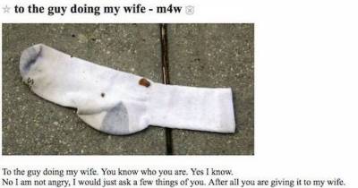 Husband Calls Out Cheating Wife's Lover On Craigslist