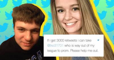 Kid Makes Bet With Girl To Go To Prom If He Got A Ton Of Retweets And She Still Turned Him Down