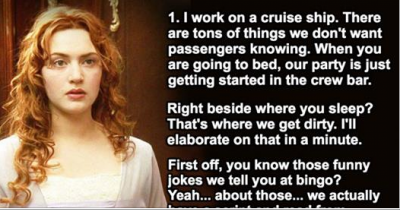 Cruise Ship Employees Share Secrets From 'Below The Deck' That Passengers Don't Know