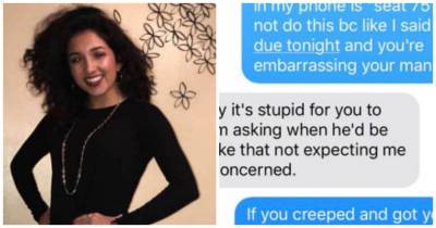 Girl Texts Classmate About Homework And Gets A Crazy Response From His Jealous Girlfriend