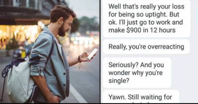 Guy Has Absolute Worst Response To Somebody Cancelling A Tinder Date With Him
