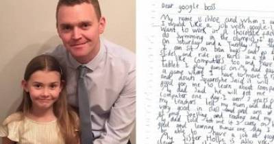 7-Year-Old Girl Sends Google a Job Application Letter, Receives Awesome Response