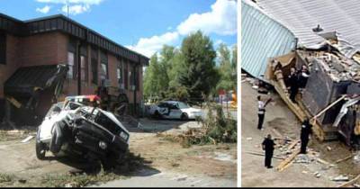 Man In Homemade Tank Destroys Town
