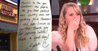 Waitress Pays Struggling Soldier&rsquo;s Tab, But When Ellen Stands Up To Praise Her, She&rsquo;s Stunned