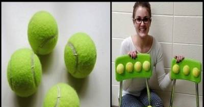 Teacher Cuts Tennis Balls In Half, Attaches Them To Chairs... Sees Great Improvement In Students!