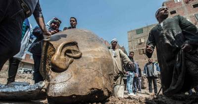 Giant Statue Of Pharaoh Ramses Ii Has Been Found Buried In A Slum In Cairo