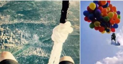 Man Who Tied 100 Balloons To His Chair In 'Up' Experiment Has Awful Ending