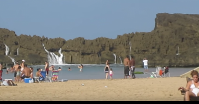 It Looks Like A Normal Beach, But Look Closer