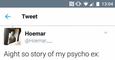 Guy Tweets The Most Bonkers Story Of His Batshit Crazy Ex