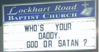 Signs That Are So Hilarious You'll Want To Go To Church