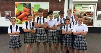 Students Fight School Rules By Showing Up To School In Skirts