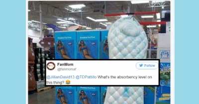 The Internet Can't Stop Laughing At This Pool Float That Looks Like A Huge Maxi Pad