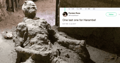 Picture Of A Man Preserved In Pompeii Goes Viral Because People Have Filthy Minds