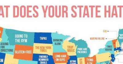 In Order To Find You A Date, This Map Will Show You Which Topic Each State Hates The Most.