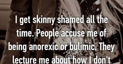 People Share Their Real Experiences Getting Skinny Shamed
