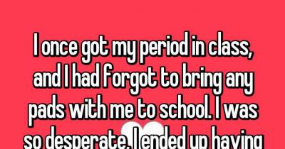 Horrific Moments When Girls Got Their Periods In The Middle Of Class