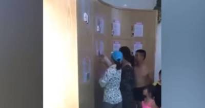 Parents Leave A Baby Inside The Pool Shower Locker While They Bathe