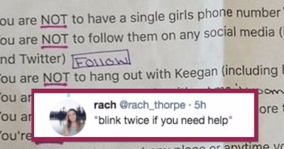 Guy Shares Crazy List Of Relationship Rules He Found In A Used Car